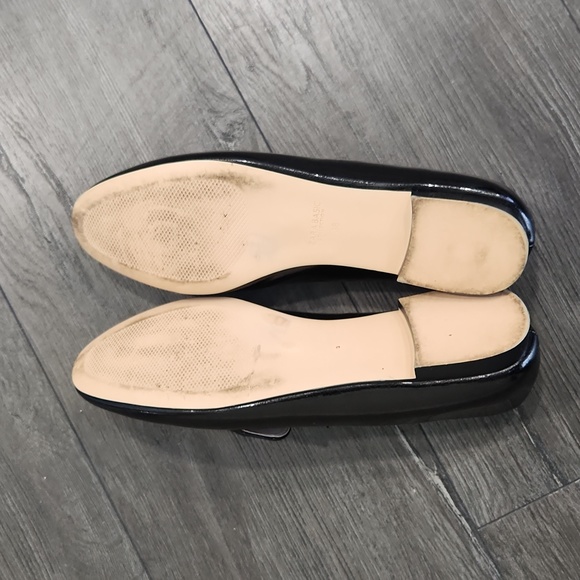 Zara Black with Rose Applique Flats size 8 - Picture 6 of 6